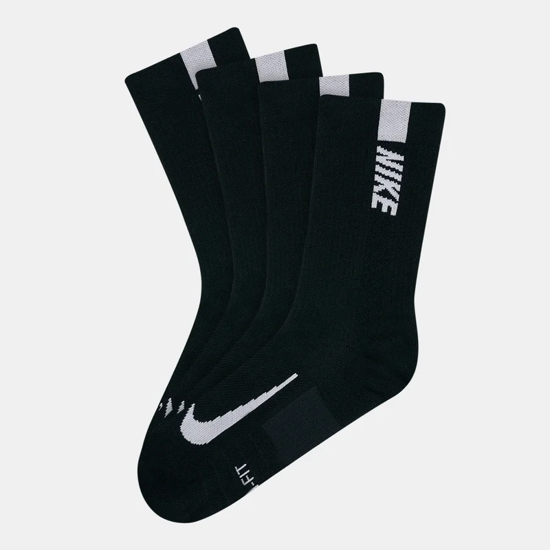 Nike Multiplier Running Crew Socks (2 Pairs)